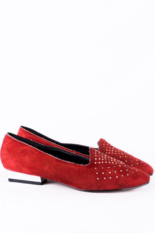 Vintage Wildleder Ballerinas -39, 5 - Deadstock Rot Vintage Wildleder Ballerinas -39, 5 - Deadstock Rot von TheOtterCouture