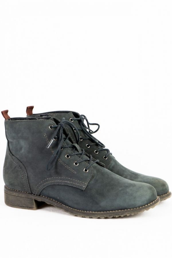 Wildleder Stiefel -40 - Schnürverschluss Reißverschluss Innenseite Kleine Absätze Ankle Boots von TheOtterCouture