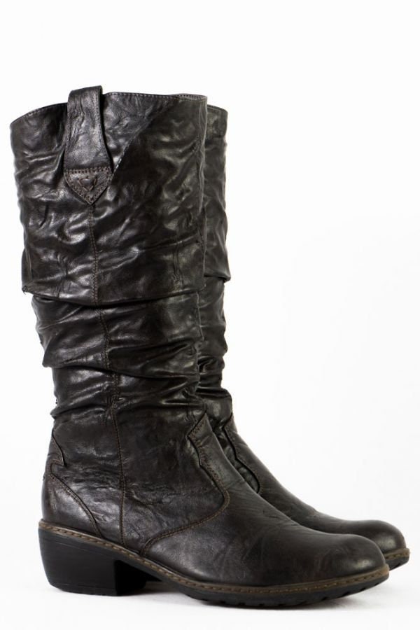 Winterstiefel -39 - K-Leder Blockabsatz Geraffter Schaft Teddyfutter Winterstiefel -39 - K-Leder Blockabsatz Geraffter Schaft Teddyfutter von TheOtterCouture