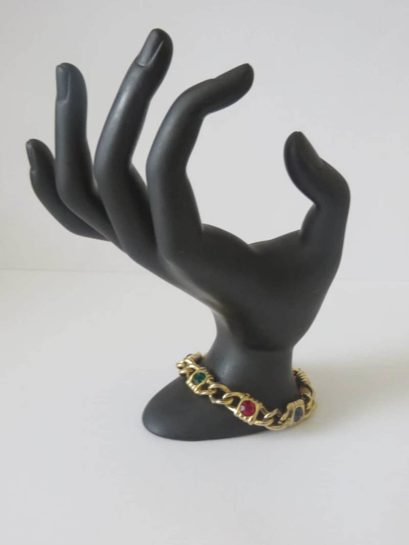 Gold-Ton Farblich Sortierte Steine Armband Sommer-Trend Gold-Ton Farblich Sortierte Steine Armband Sommer-Trend von ThePJCompany