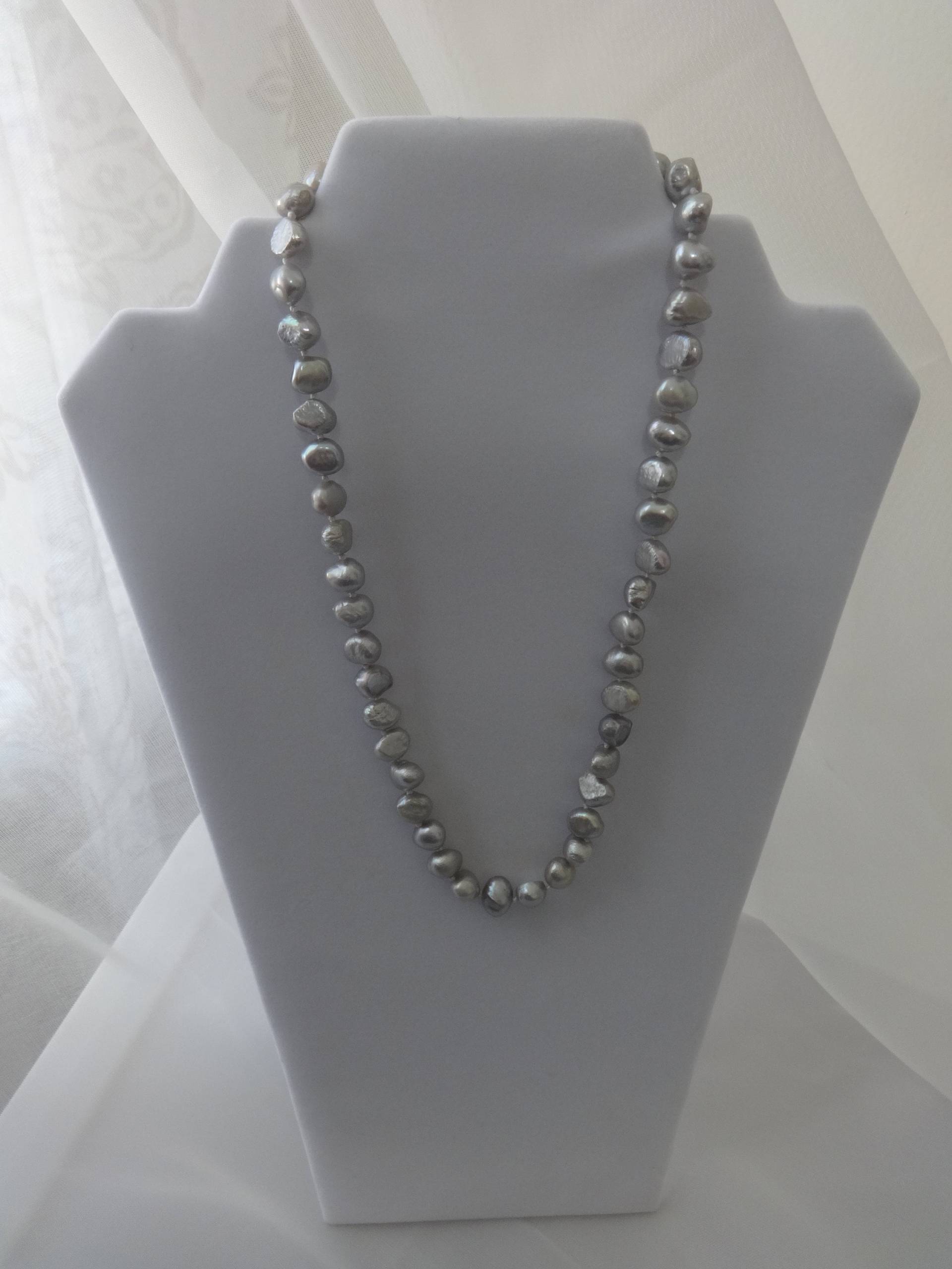 Graue Barock Perlen Halskette von ThePJCompany