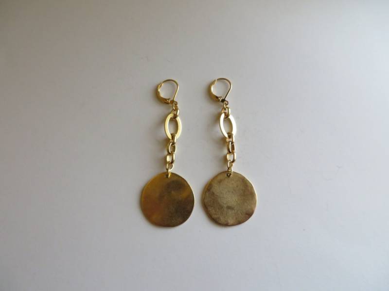 Vintage Goldfarbene Ohrringe von ThePJCompany