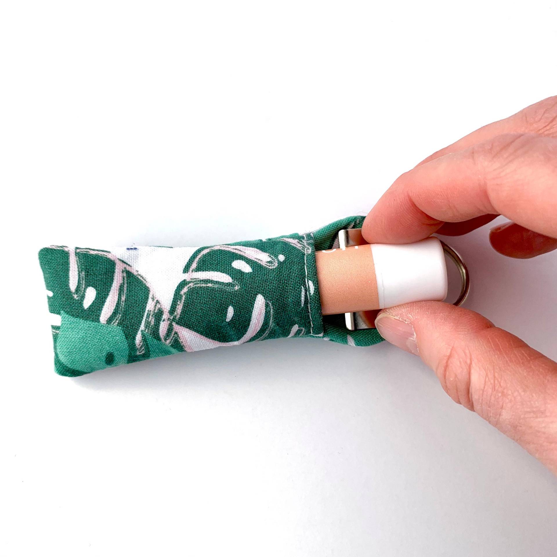 Lippenbalsam Keychain | Monstera Blatt Druck von ThePaperShutter