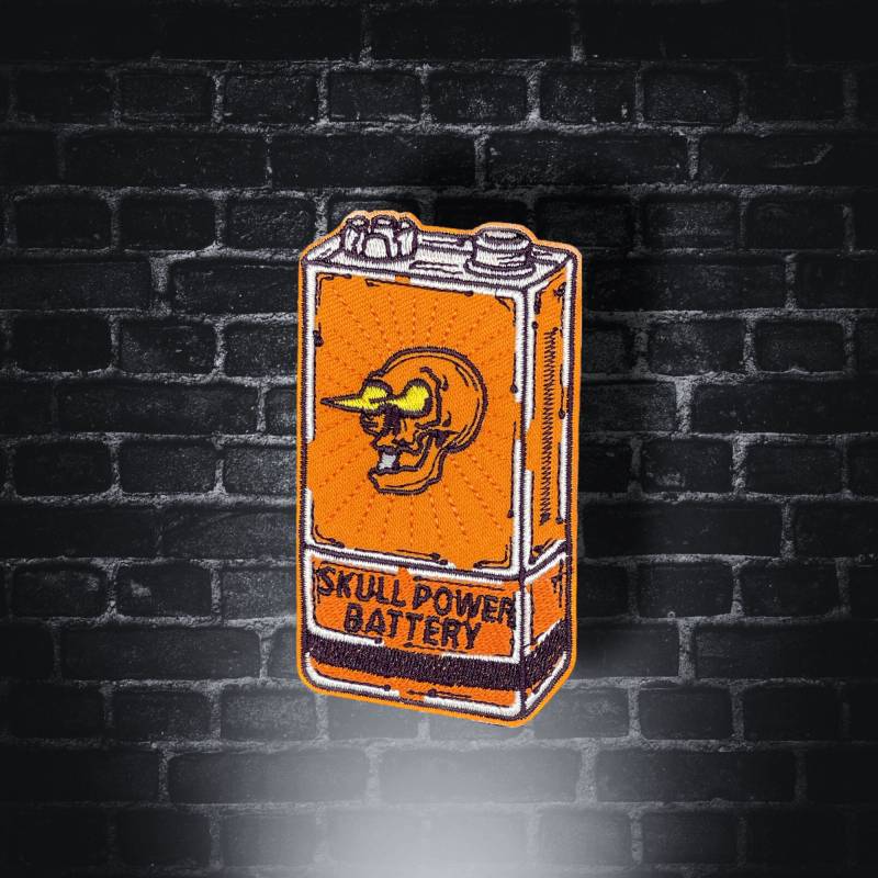 Skull Power - Aufbügler @thepatchalley von ThePatchAlley