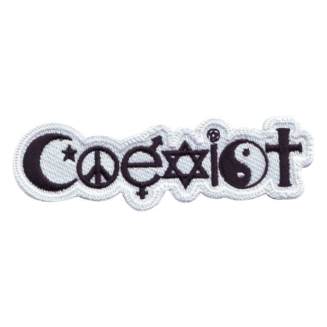 Coexist Gestickter Aufnäher von ThePatchLab