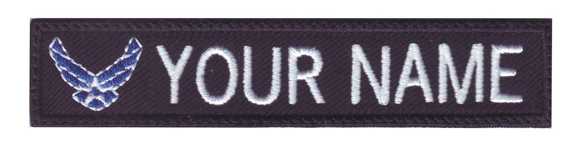Personalisierter Gestickter Namensschild-Patch Usaf-Armee, Marine, Luftwaffe, Marines, Küstenwache-Logo von ThePatchLab