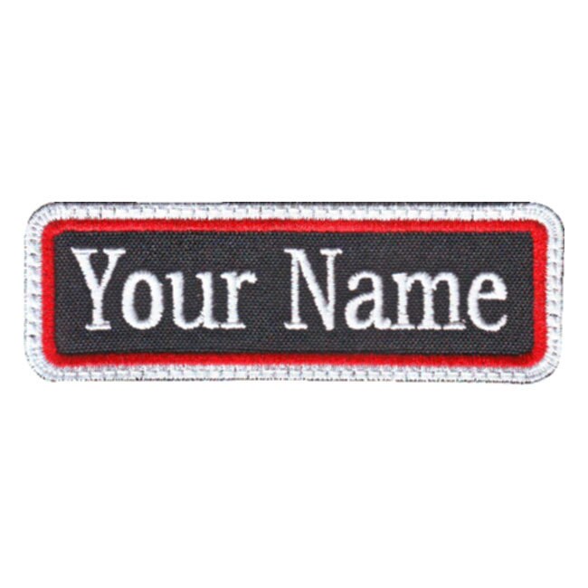 Rechteckiger 1-Zeiliger Personalisierter Gestickter Namensschild-Patch | C Rechteckiger 1-Zeiliger Personalisierter Gestickter Namensschild-Patch | C von ThePatchLab