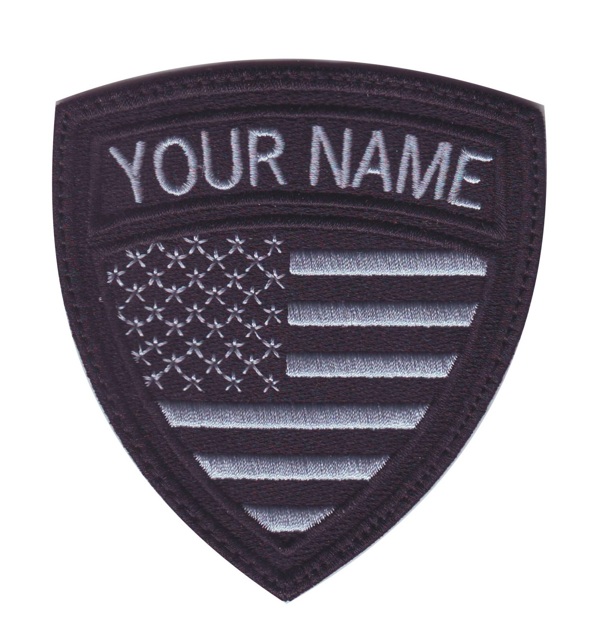 Usa Us American Flagge Personalisierte Crest Name Gestickt Patch von ThePatchLab