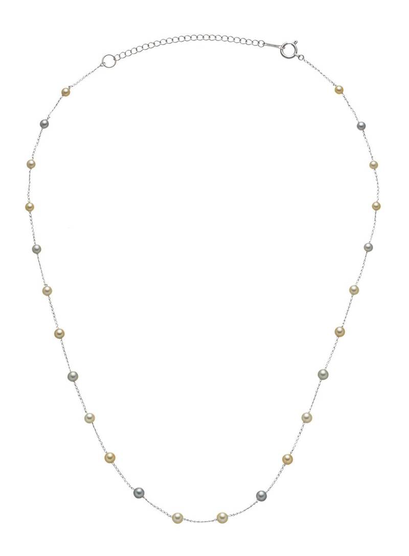 14K Weißgold Halskette Mit 24 Stück Seltenen Natürlichen Baby Multi-Color Akoya-Zuchtperlen 14K Weißgold Halskette Mit 24 Stück Seltenen Natürlichen Baby Multi-Color Akoya-Zuchtperlen von ThePearlExchange