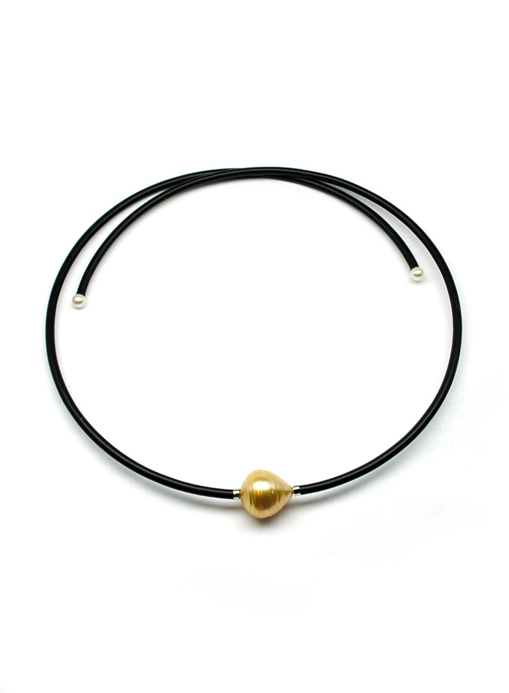 Einzigartige Unisex Goldene Südsee Und Akoya Kultivierte Perle Wrap-Around Halskette Einzigartige Unisex Goldene Südsee Und Akoya Kultivierte Perle Wrap-Around Halskette von ThePearlExchange