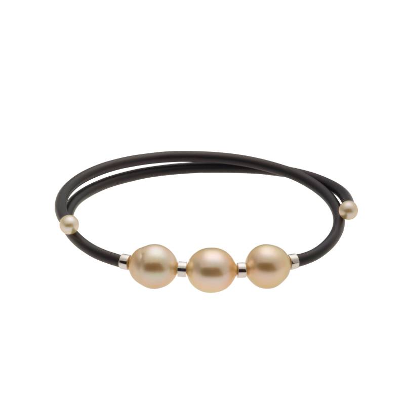 Einzigartiger Unisex Goldener Südsee Und Akoya Perlen Armreif Einzigartiger Unisex Goldener Südsee Und Akoya Perlen Armreif von ThePearlExchange