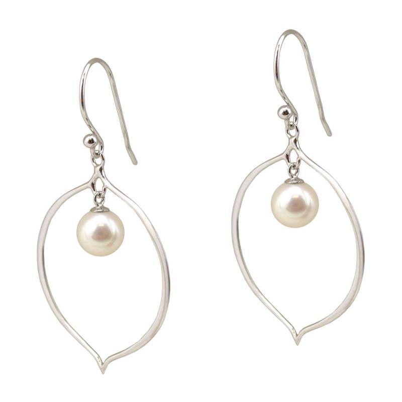 sterling Silber Ohrringe Mit Süßwasser Kultivierte Perle sterling Silber Ohrringe Mit Süßwasser Kultivierte Perle von ThePearlExchange