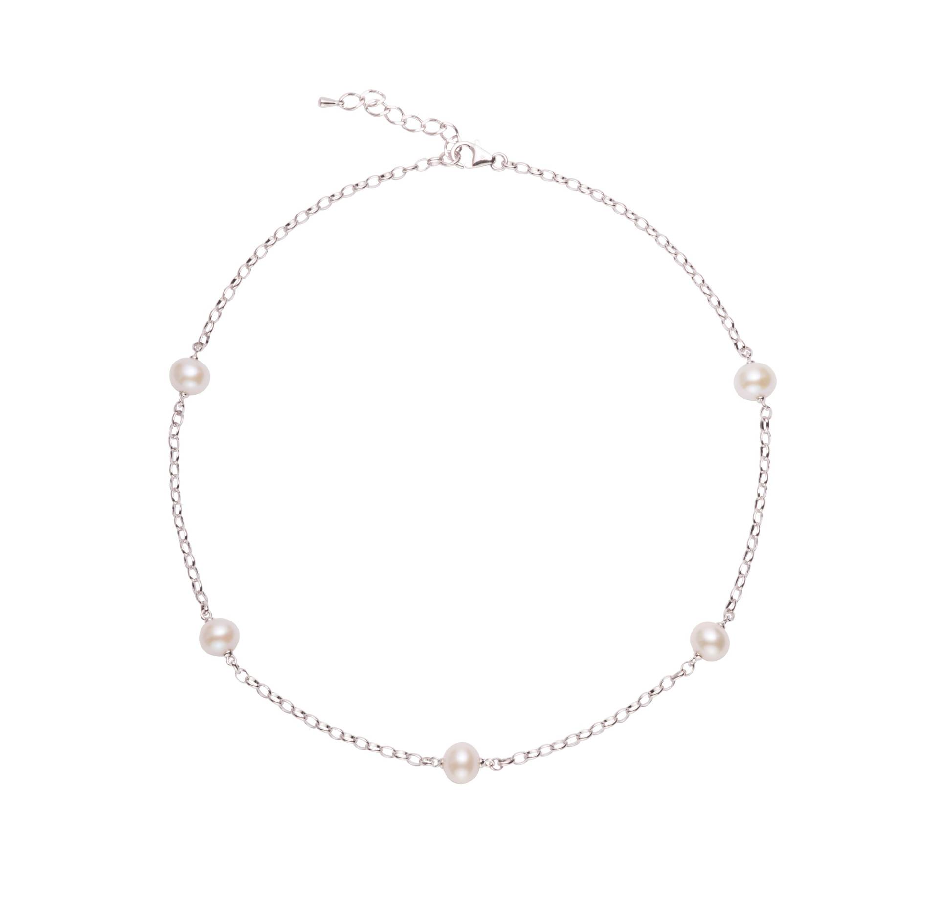 sterling Silber Perlenkette Mit Süßwasserzuchtperlen sterling Silber Perlenkette Mit Süßwasserzuchtperlen von ThePearlExchange
