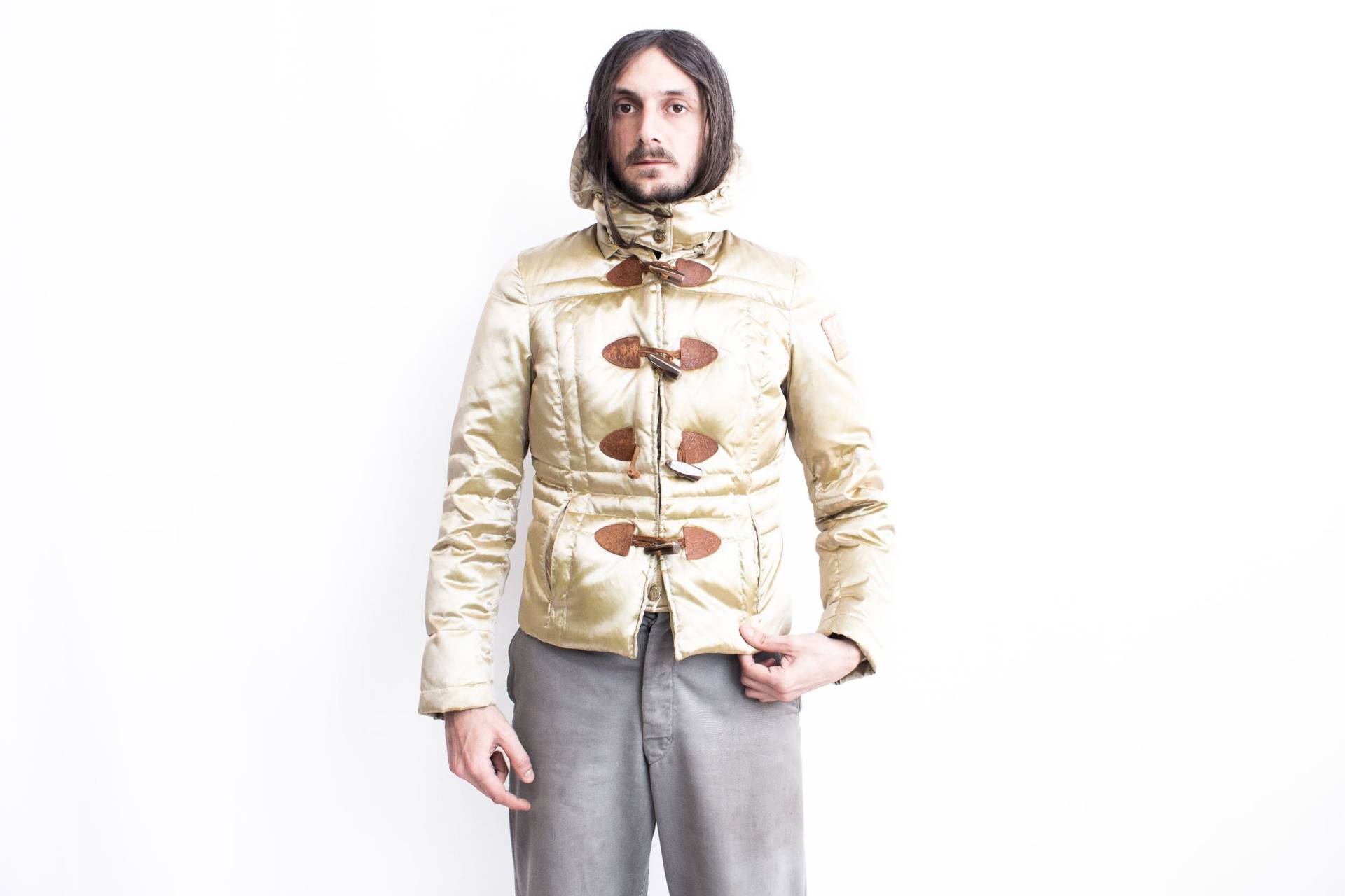 Iceberg Steppjacke 90Er Jahre. Designer Lila Gesteppte Bomberjacke von ThePenduline