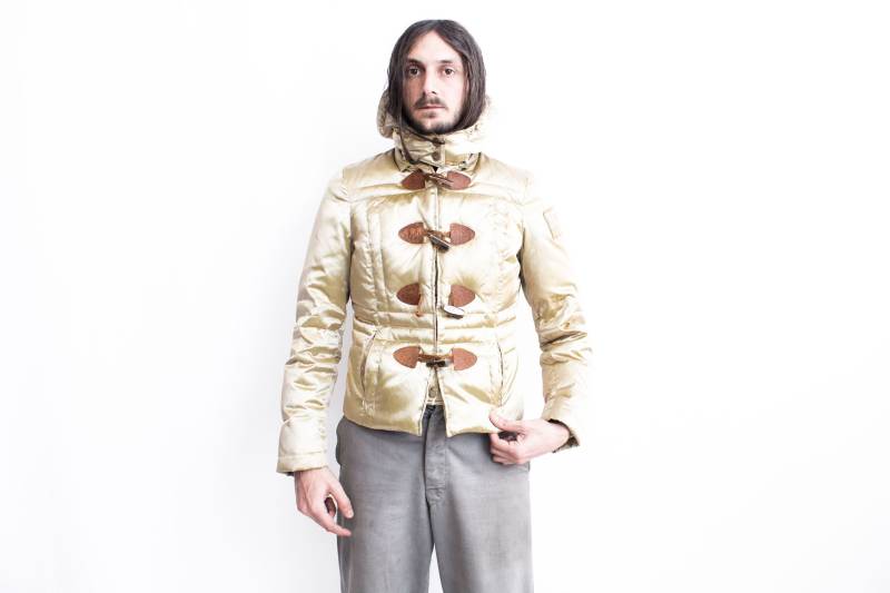 Iceberg Steppjacke 90Er Jahre. Designer Lila Gesteppte Bomberjacke von ThePenduline