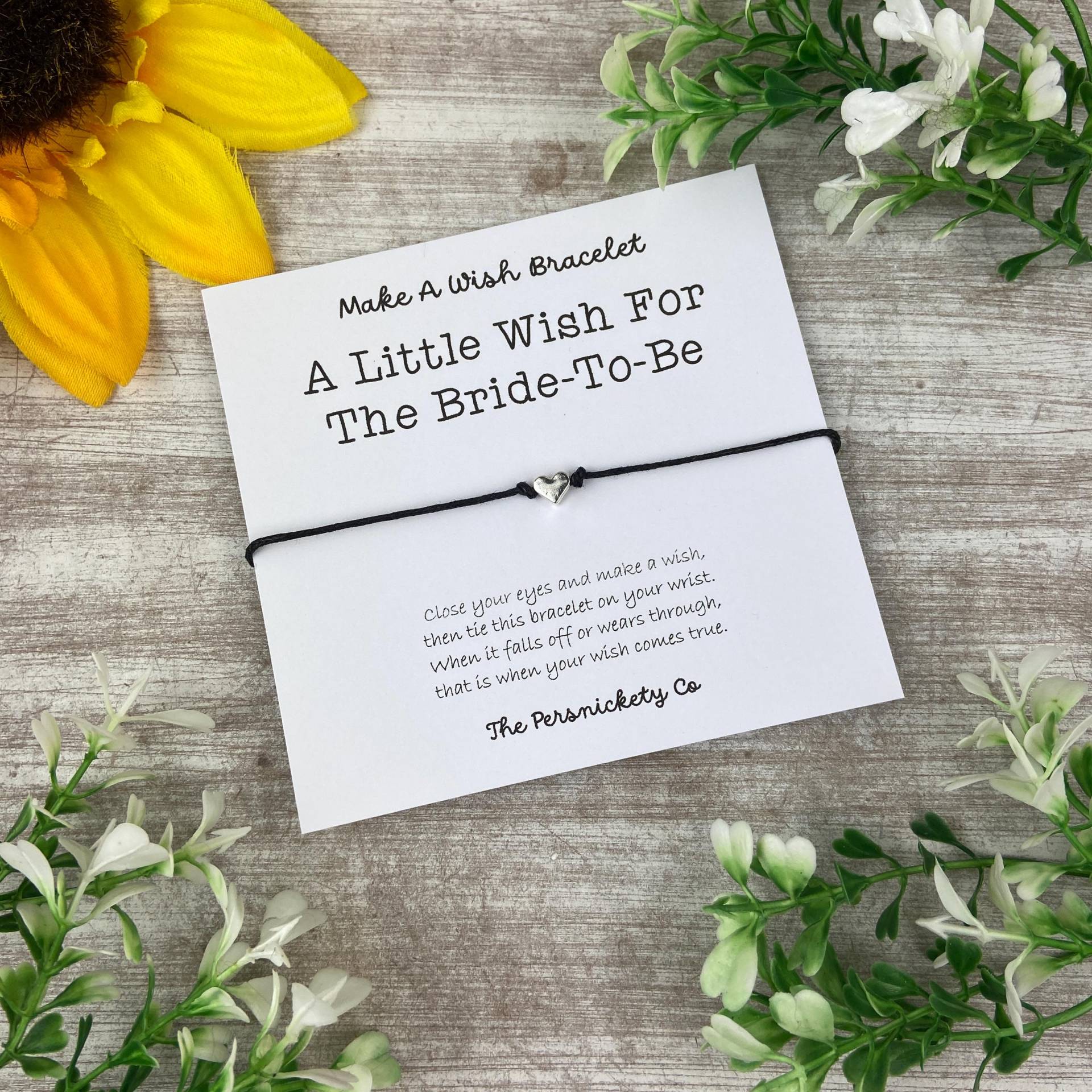 Braut Sein, Sein Geschenk, Hochzeitsgeschenk, Braut, Geschenk Für Die Wunsch-Armband von ThePersnicketyCo