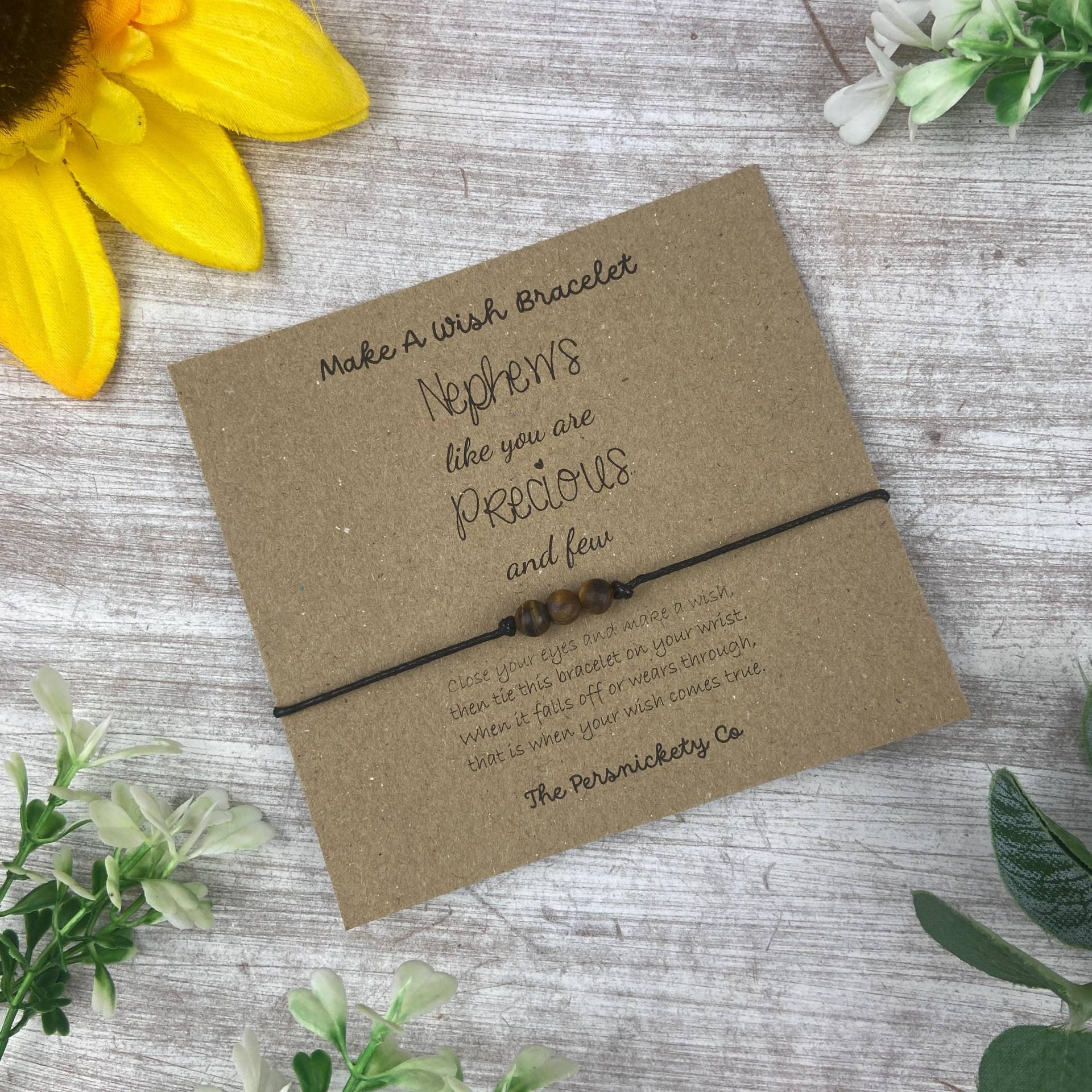 Neffe Armband, Geschenke, Geschenk Für Neffe, Herrengeschenke, Geschenke Ihn, Perlenarmband, Herrenarmband, Jungen von ThePersnicketyCo