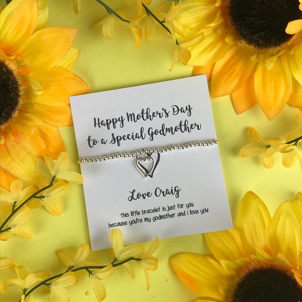 Patin, Spezielle Geschenk Für Muttertag, Alles Gute Zum Patin Geschenk, Armband, Verstellbares Armband von ThePersnicketyCo