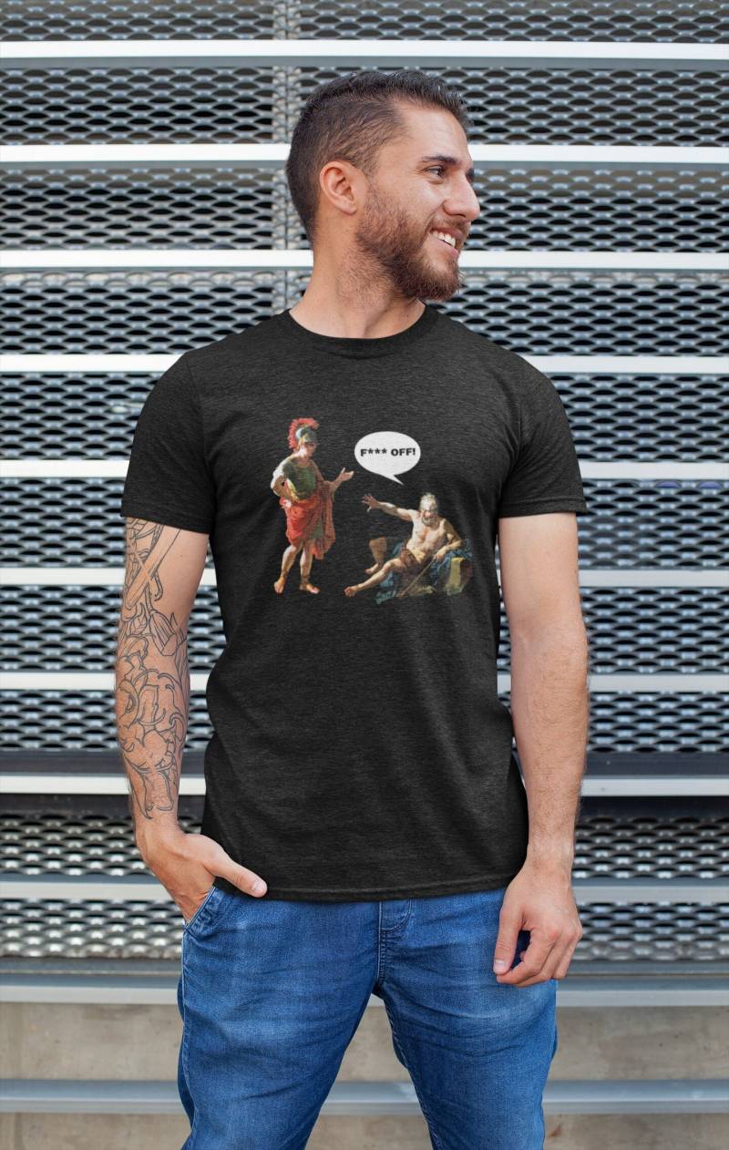 Diogenes Politely Tells Alexander To Step Out Of The Sun von ThePhilosophersShirt