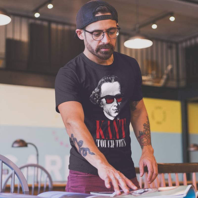 Immanuel Kant - Touch This Fun Philosophy T-Shirt von ThePhilosophersShirt