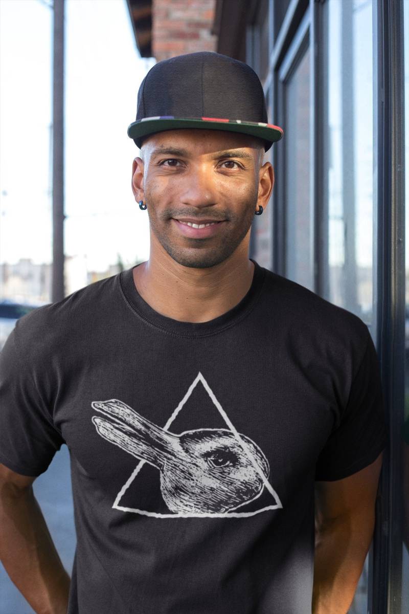 Rabbit-Duck - Ambigous Optical Illusion Drawing Shirt Rabbit-Duck - Ambigous Optical Illusion Drawing Shirt von ThePhilosophersShirt