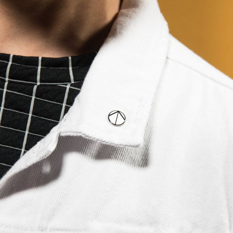 Der Nordpfeil Symbol Emaille Pin Architektur Innendesigner Architekt Print Karte Zeichnung Poster Weihnachten Geschenk von ThePinPrick