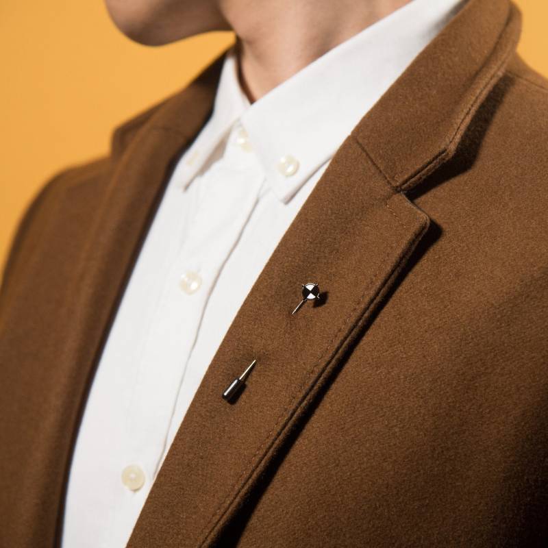 "Der "Spot Elevation Symbol" Stick Pin Architektur Emaille Abzeichen Landschaftsdesigner Gebäude Poster Druck Revers Wichtelgeschenk." von ThePinPrick