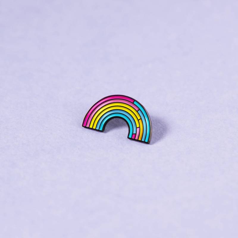 Pansexuell Regenbogen Anstecker Gay Pride Accessoire Lgbtq Lgbt Brosche Anstecknadel Aufkleber Patch Abziehbild Krawattenpin Geschenk Flagge von ThePinPrick