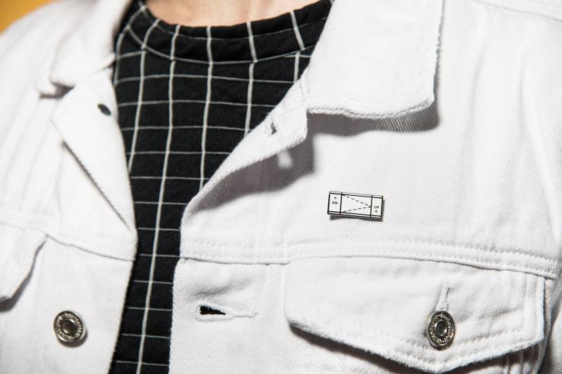 "Rampe in Plan" Emaille Pin - Architektur Innendesigner Architekt Gebäude Gutachter Druck Zeichnungen Karte Hochzeit Geschenk von ThePinPrick