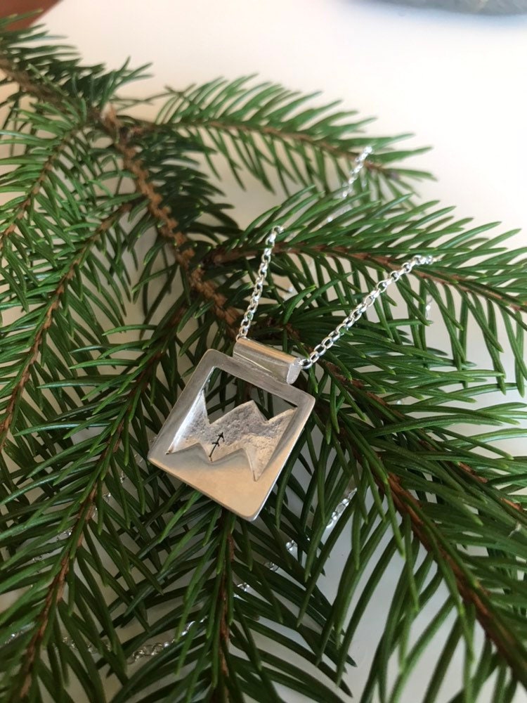 Recycelte Sterlingsilber-Halskette von ThePineInTheValley