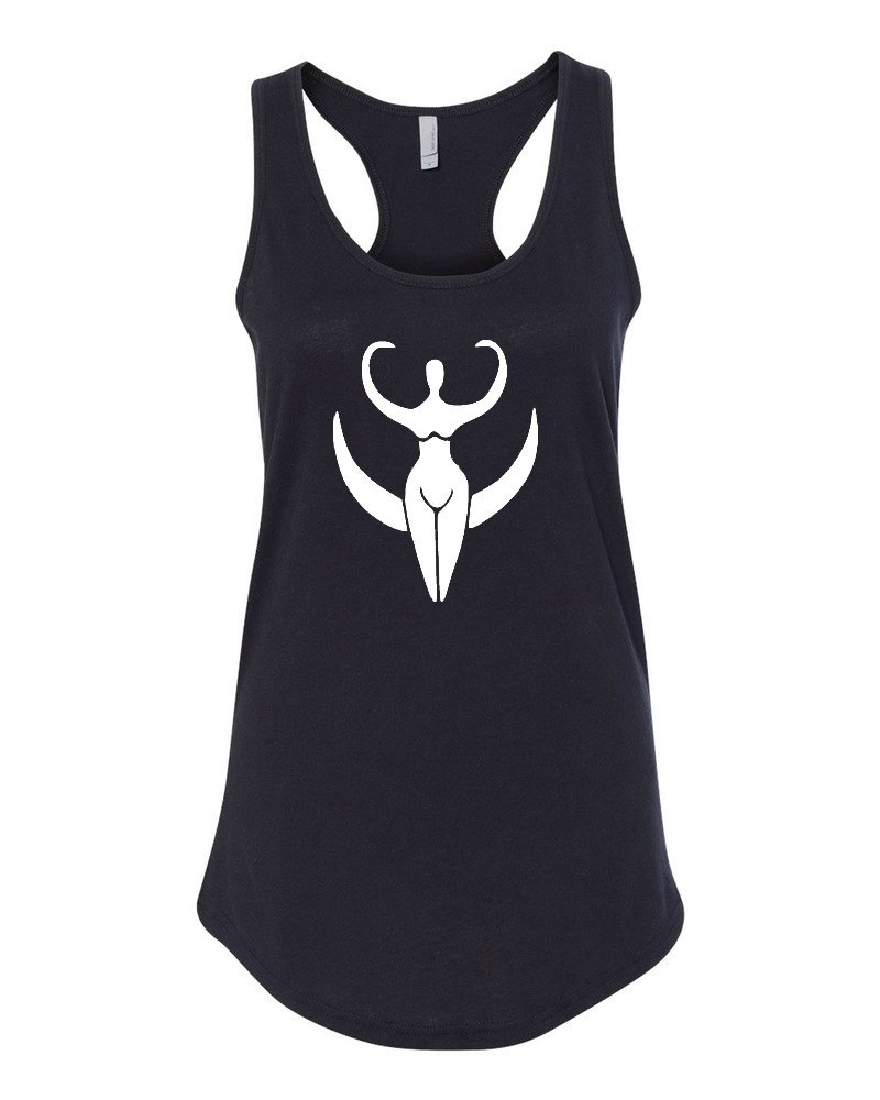 Damen Racerback Oder Festen Tank-Top Wicca Symbol Damen Racerback Oder Festen Tank-Top Wicca Symbol von ThePinkAppleCompany
