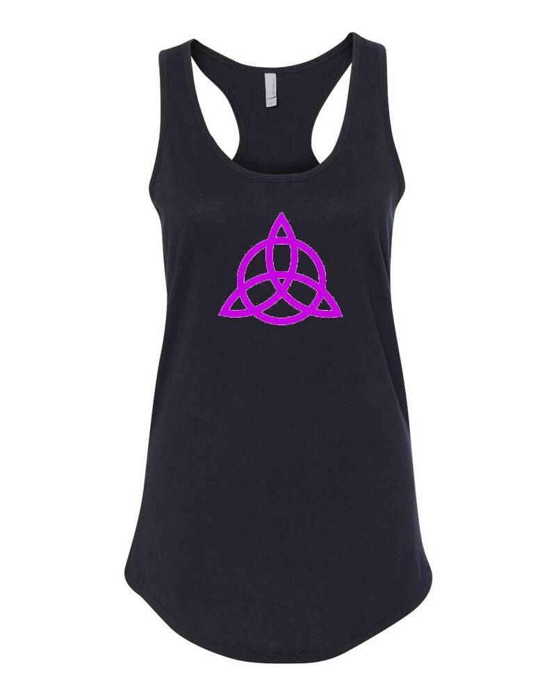 Damen Racerback Oder Festen Tank-Top Wicca Symbol Damen Racerback Oder Festen Tank-Top Wicca Symbol von ThePinkAppleCompany