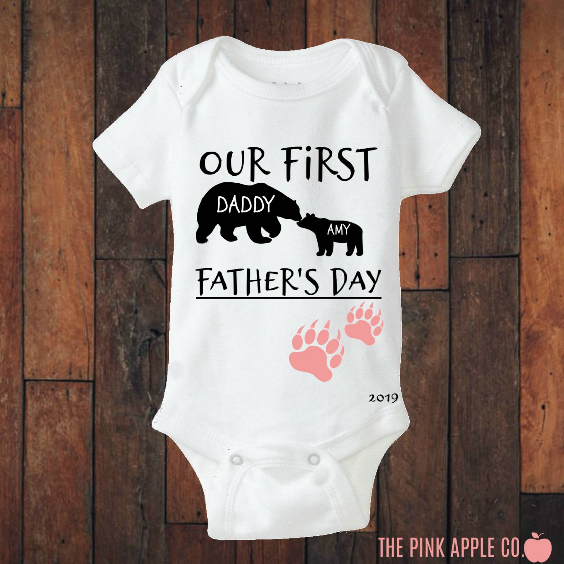 Personalisierte Passende Shirt Unsere Erste Vatertag Papa Und Tochter Personalisierte Passende Shirt Unsere Erste Vatertag Papa Und Tochter von ThePinkAppleCompany