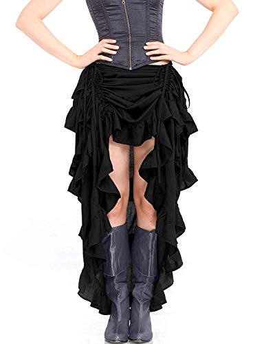 ThePirateDressing Steampunk Viktorianischer Gothic Punk Vampir Show Girl Rock C1367 Gr. 44, Schwarz von ThePirateDressing