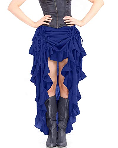 ThePirateDressing Steampunk Viktorianischer Gothic Punk Vampir Show Girl Rock C1367 Gr. 40, blau von ThePirateDressing