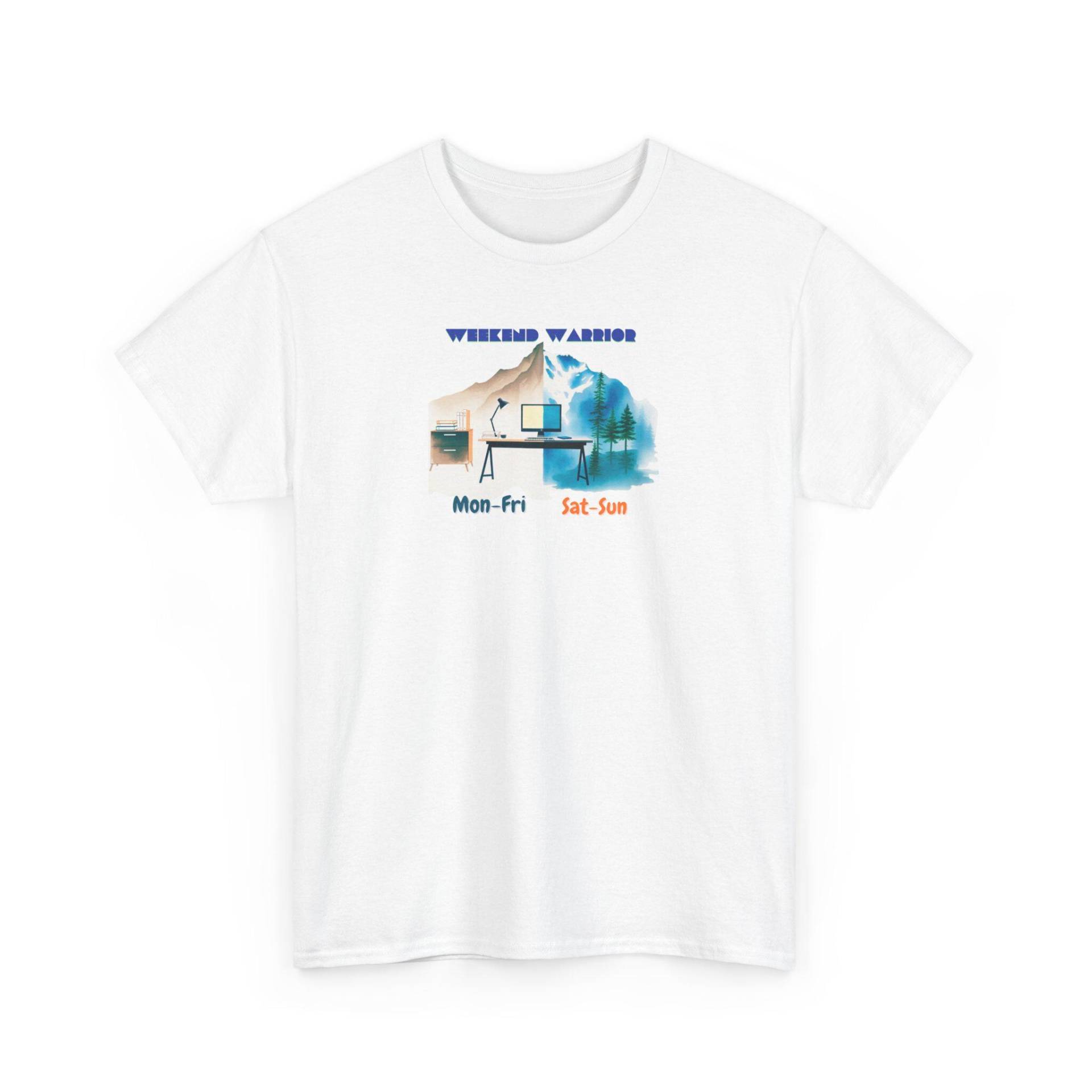 Weekend Warrior T-Shirt | Work Hard, Adventure Harder Minimalist Design Perfect Gift For Lovers & Office Heroes Weekend Warrior T-Shirt | Work Hard, Adventure Harder Minimalist Design Perfect Gift For Lovers & Office Heroes von ThePixelForgeStudio