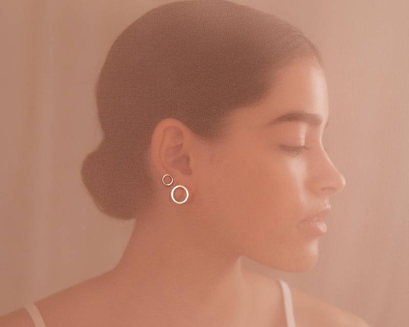 Gold Oder Silber - Kreis Kleine Oder Große Hypoallergene Ohrringe Gold Oder Silber - Kreis Kleine Oder Große Hypoallergene Ohrringe von ThePlainJane