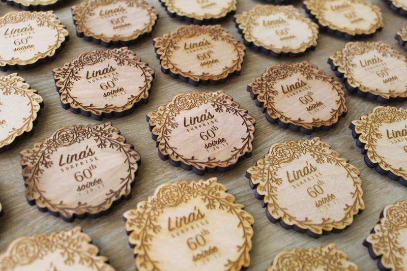 Benutzerdefinierte Holzmagnete Benutzerdefinierte Holzmagnete von ThePoAndCo