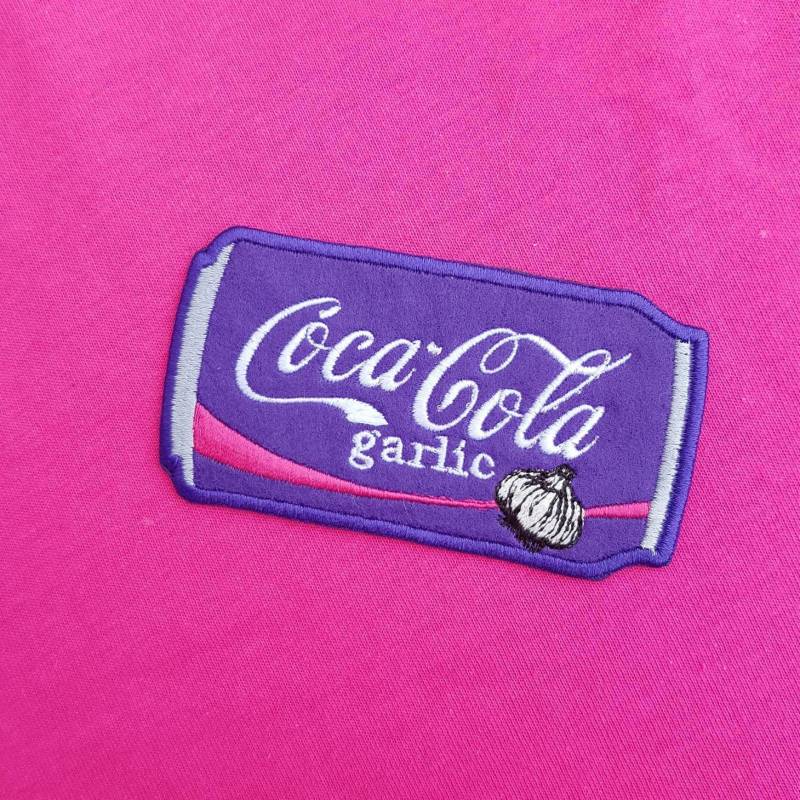 Coca-Cola-Knoblauch-Parodie-Aufnäher Zum Aufnähen von ThePrairieCorner