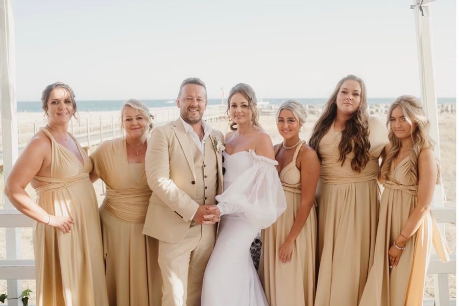 Gold Brautjungfer Kleid Infinity Twist Wickelkleid Abschlussballkleid Cabrio Abendkleid Multi-Wege-Kleid Blaues Maxikleid von ThePrettyInfinity