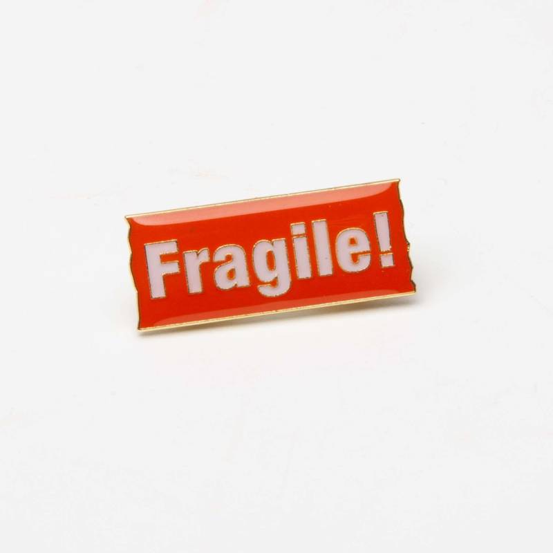 Fragile - Emaille-Pin/Brosche Anstecker -> Ein Charmanter Blick Mit Augenzwinkern Fragile - Emaille-Pin/Brosche Anstecker -> Ein Charmanter Blick Mit Augenzwinkern von ThePrettyUglyUnique