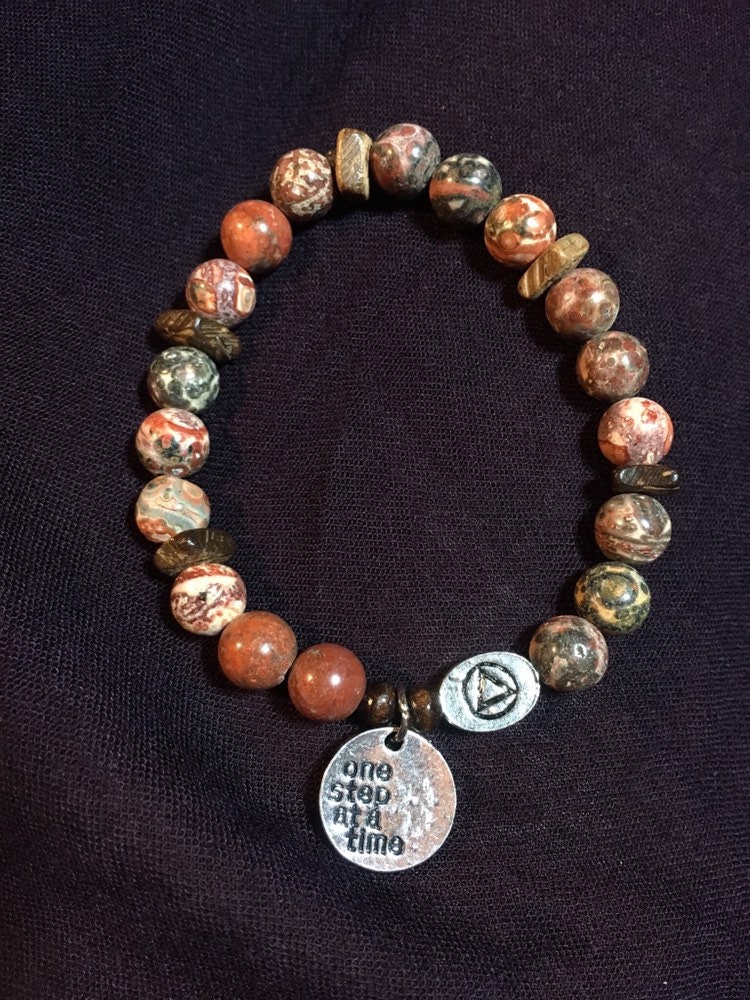 Frauen Leopard Jaspis Erholung Perlen Armband von ThePricklyLotus