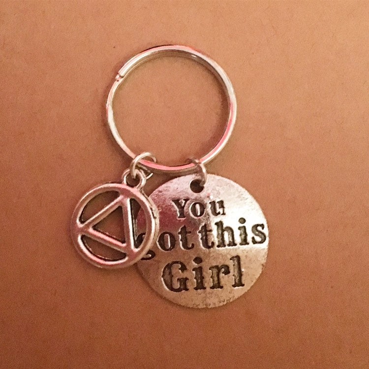 Sie Haben Dieses Mädchen Anonyme Alkoholiker Betäubungsmittel Anonyme Schlüsselanhänger von ThePricklyLotus