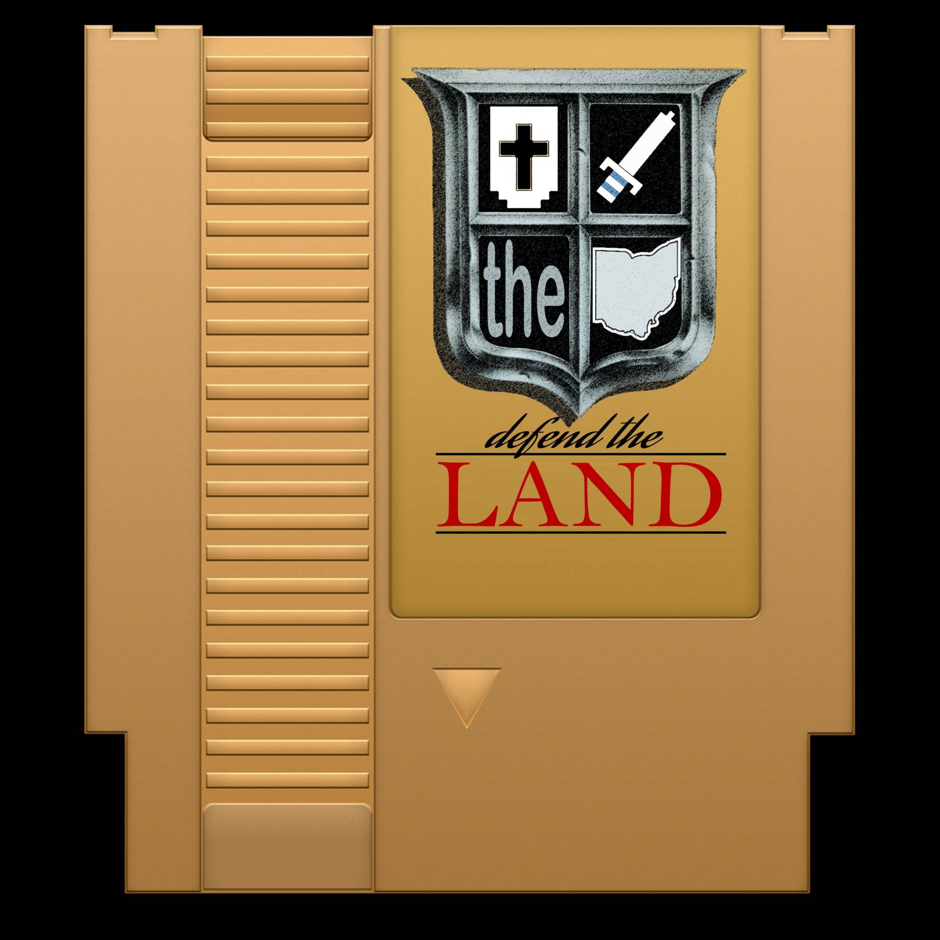 Verteidige Das Land "Legend Of Zelda" Gold Patrone Parodie T-Shirt von ThePrintRemedy