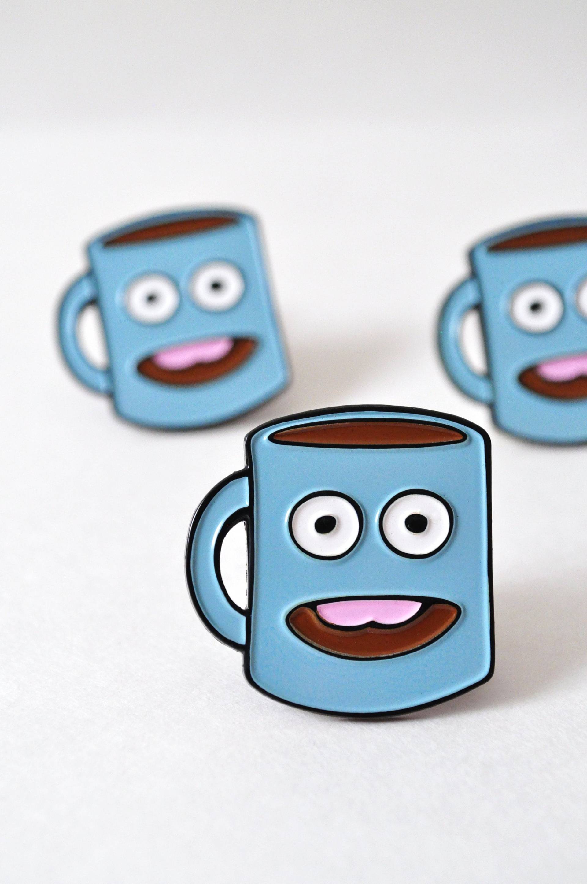 Kaffeetasse Emaille Pin Lustiges Geschenk Für Kaffeeliebhaber Kaffeetasse Emaille Pin Lustiges Geschenk Für Kaffeeliebhaber von ThePudgyRabbit