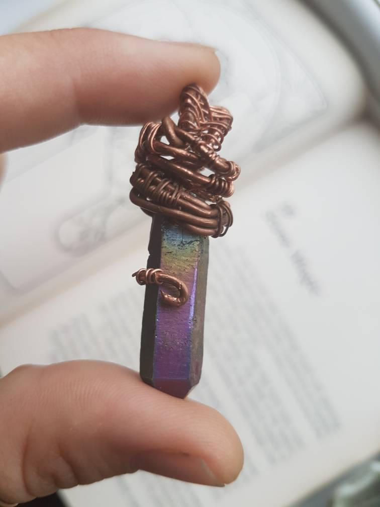 Titan-Aura-Quarz Mit Kupfer von ThePureTree