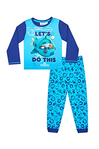 Octonauts Explore Protect Long Pyjama 906, blau, 98 von ThePyjamaFactory