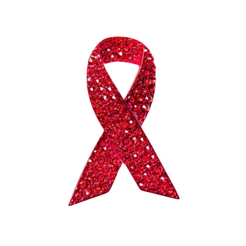 Red Ribbon Awareness Festzug Kandidat Nummer Magnet Schärpen Mode-Accessoire Geschenk Button Pin Anstecknadel Magnetisch von TheQueensMagnet