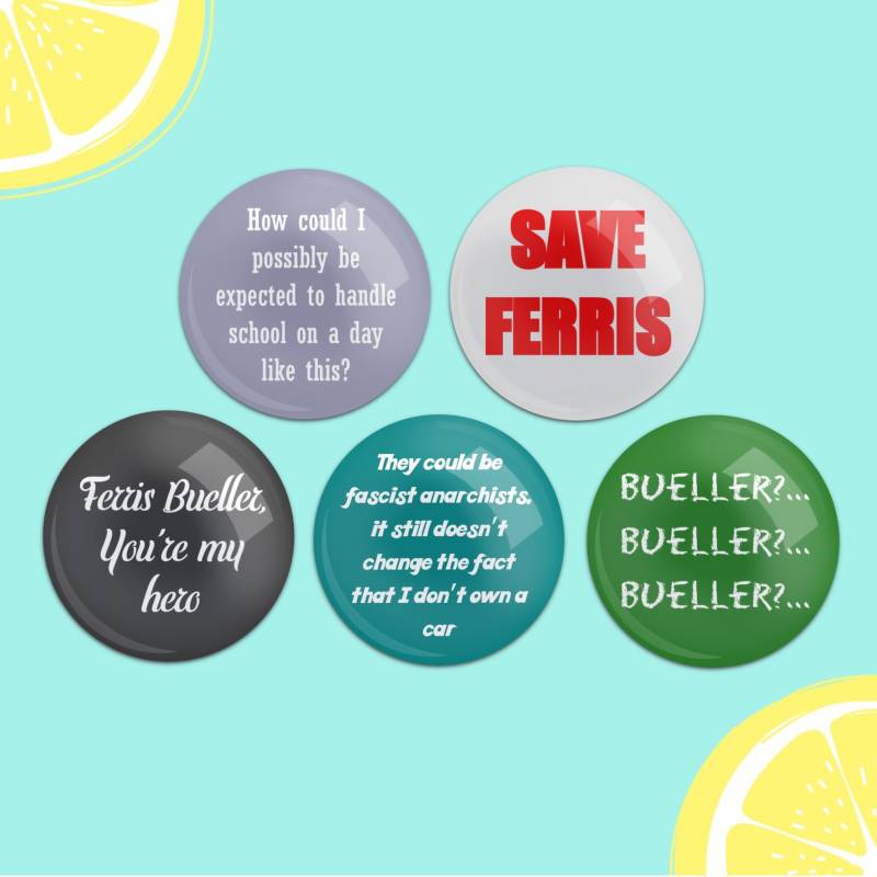 Bueller Buttons Bueller Buttons von TheQuirkySqueeze