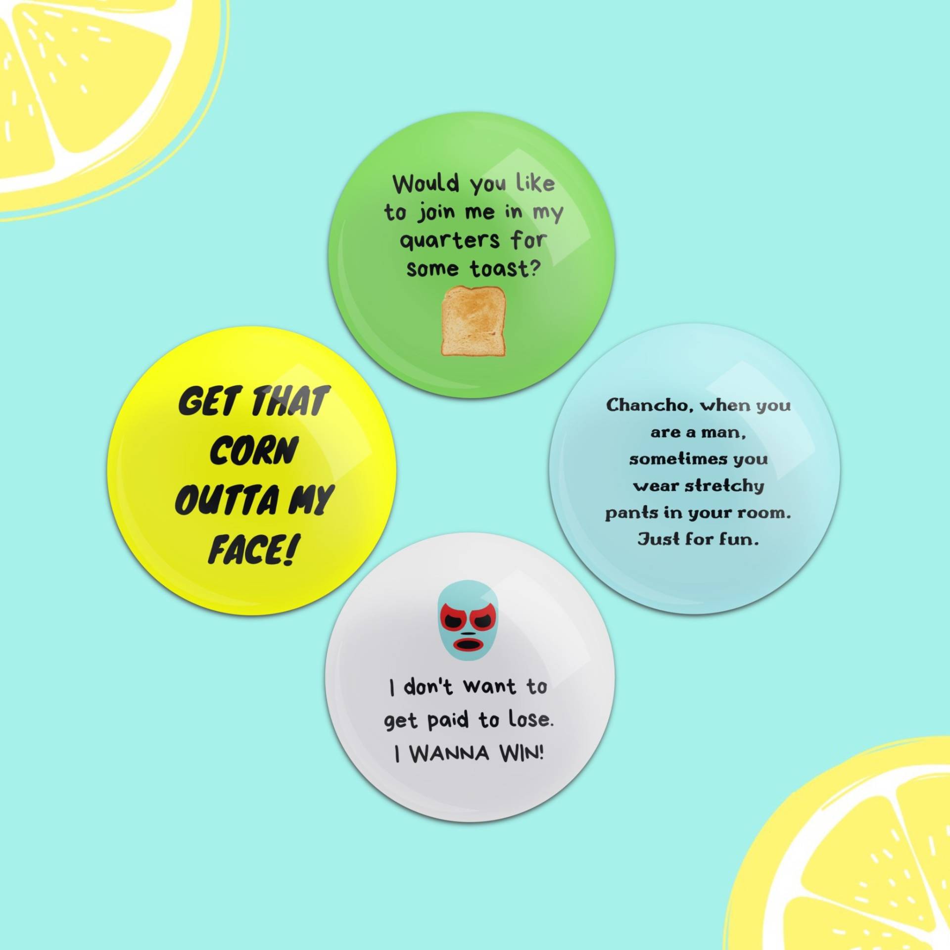 Nacho Buttons Nacho Buttons von TheQuirkySqueeze